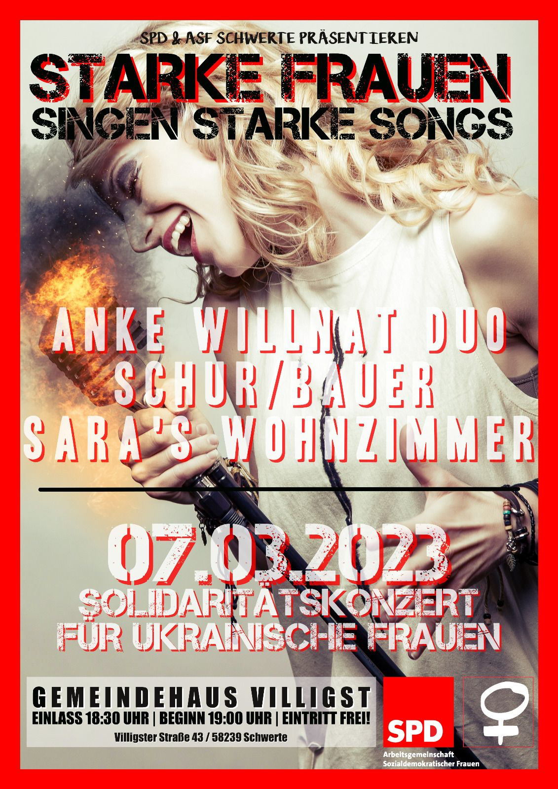 starke Frauen Konzert am 07.03.2023